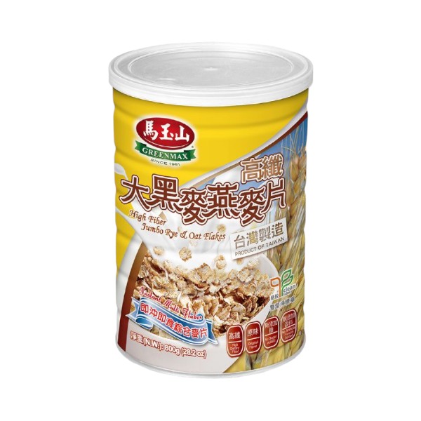 馬玉山高纖大黑麥燕麥片