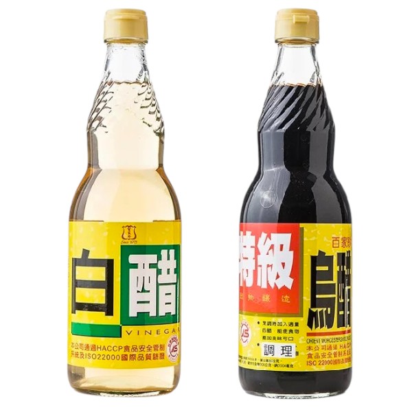 百家珍白醋/特級烏醋