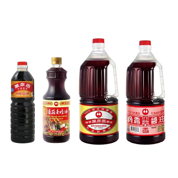 萬家香甘露醬油/滴露醬油/甲等醬油/極品香菇素蠔油
