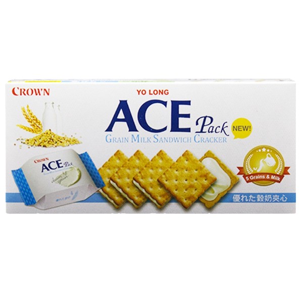 優龍ACE五穀牛奶夾心餅乾