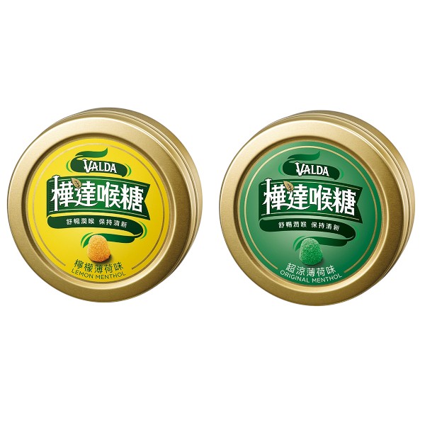 樺達喉糖 超涼薄荷/檸檬薄荷