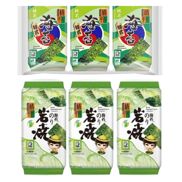 橘平屋岩燒海苔/韓式海苔/岩燒海苔辣味 3包入