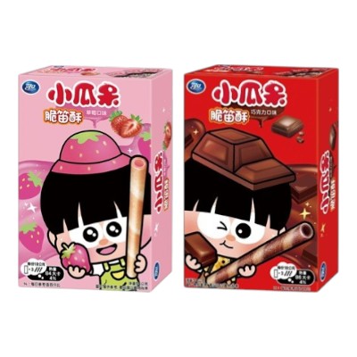 小瓜呆脆笛酥 (巧克力/草莓)