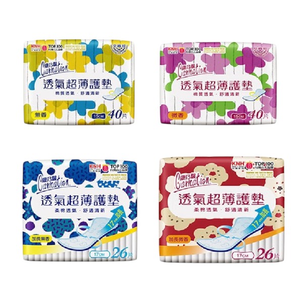 康乃馨透氣超薄護墊