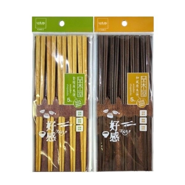品木屋原木筷 和風 金檀